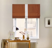 Льон 09-09, кант-09-01 - штора напівзакрита